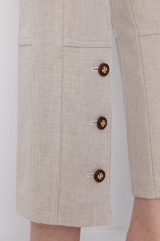 Nohavice Tory Burch béžová 83601.259