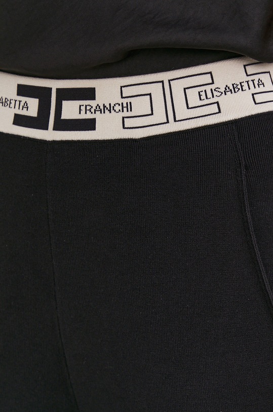 Elisabetta Franchi Spodnie czarny KP20S16E2