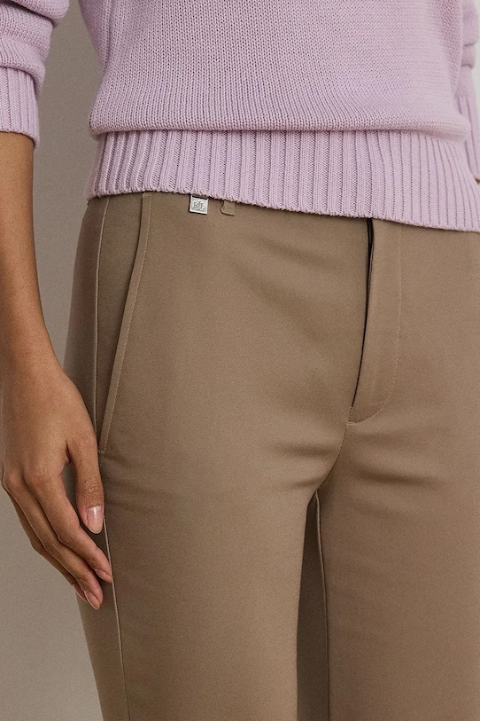 Lauren Ralph Lauren hlače rjava 200811955001