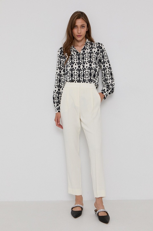 Marella spodnie 31360213200 beżowy AW21