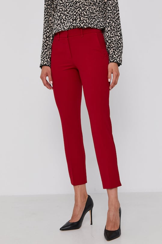 Marella spodnie 31360518200 czerwony AW21