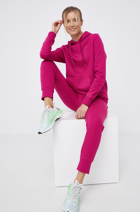 4F Spodnie NOSH4.SPDD351 różowy AW21