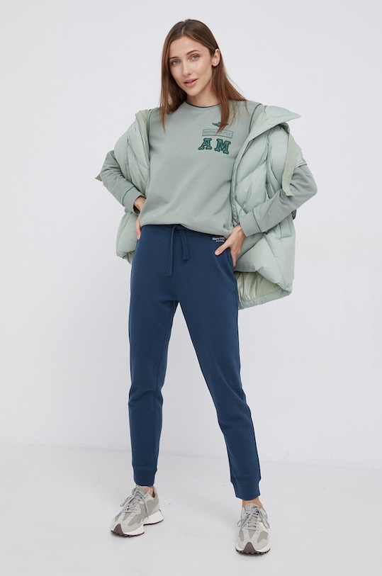 Marc O'Polo Spodnie 108412319103 niebieski AW21