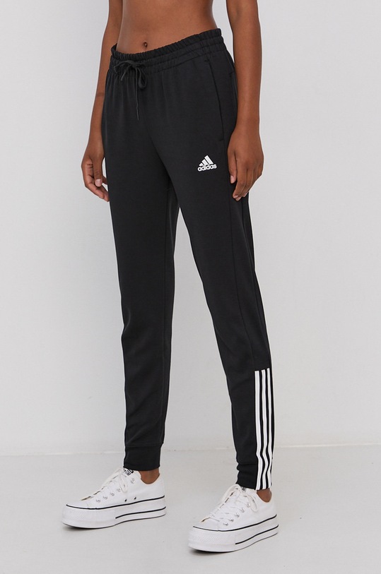 adidas Spodnie GS1383 dzianina czarny GS1383