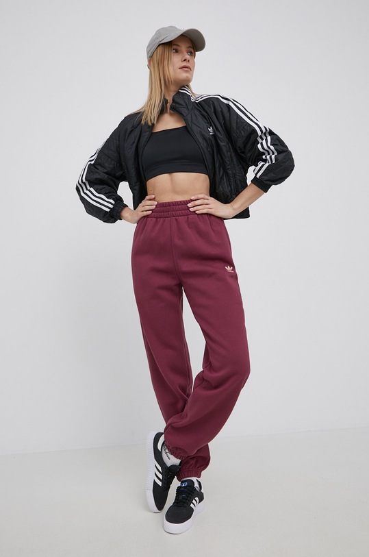 Nohavice adidas Originals H06627 H06627 fialová AW21