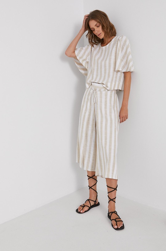 Dkny Spodnie P1DNCJFV P1DNCJFV beżowy AW21