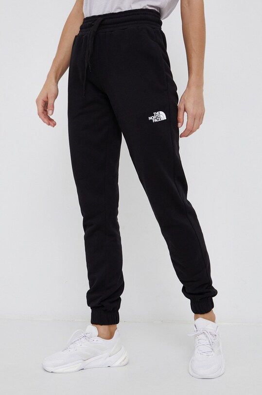 Панталон The North Face трикотаж черен NF0A5ID4JK31