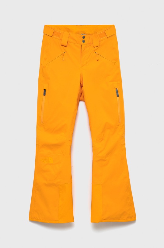 The North Face spodnie tkanina pomarańczowy NF0A4R1I1A51
