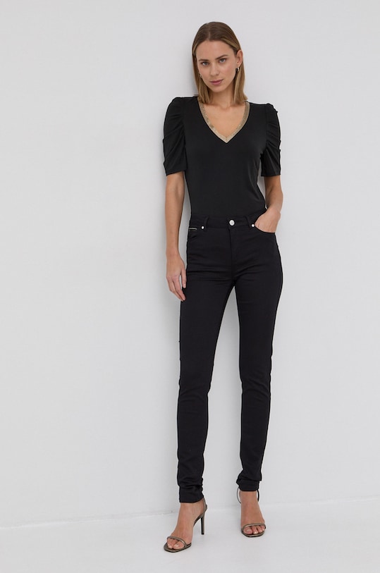 Morgan Spodnie PACO PACO czarny AW23