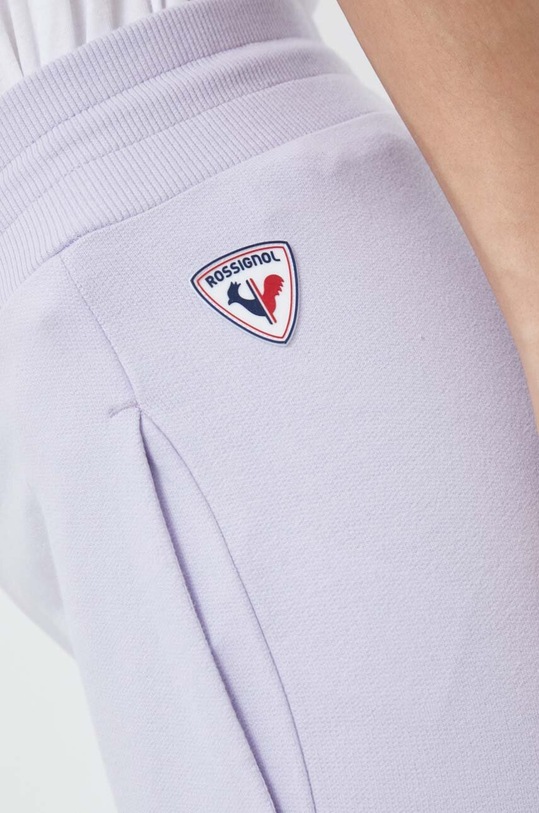 Rossignol spodnie dresowe bawełniane fioletowy RLKWP16