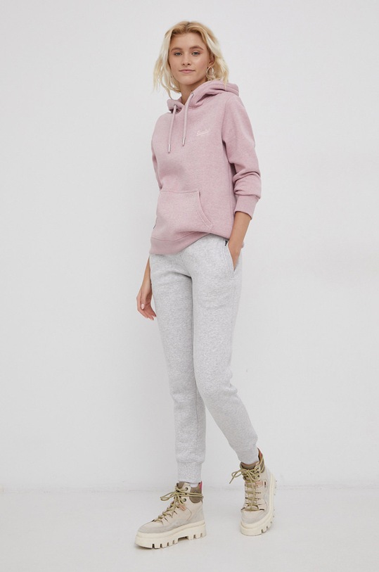 Kalhoty Superdry W7010713A.5WB šedá AW21