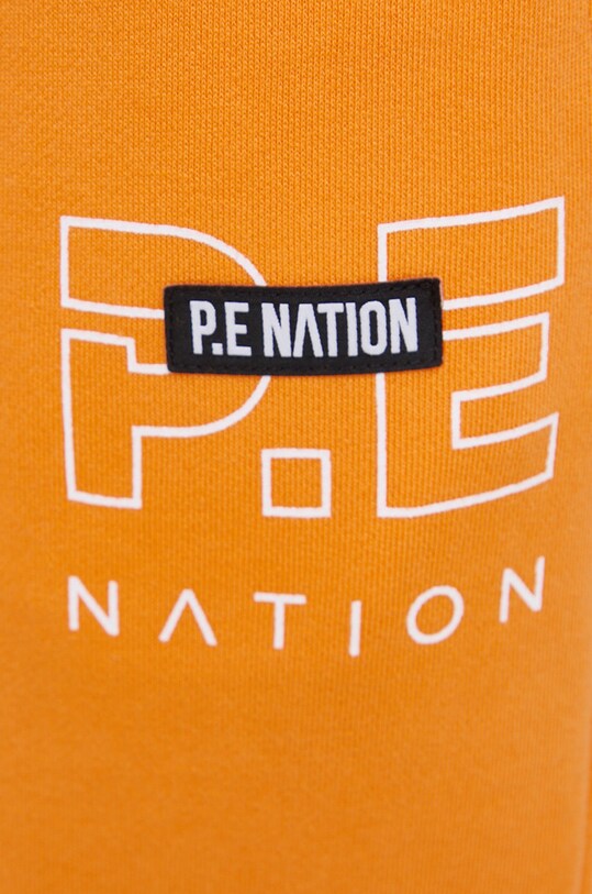 P.E Nation Spodnie bawełniane pomarańczowy 21PE3P186