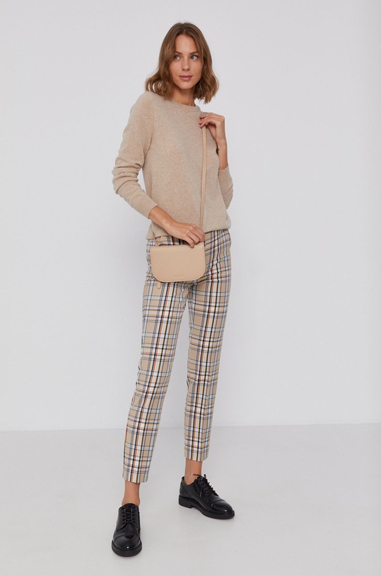 United Colors of Benetton Pantaloni panza bej 46OFDF001.911