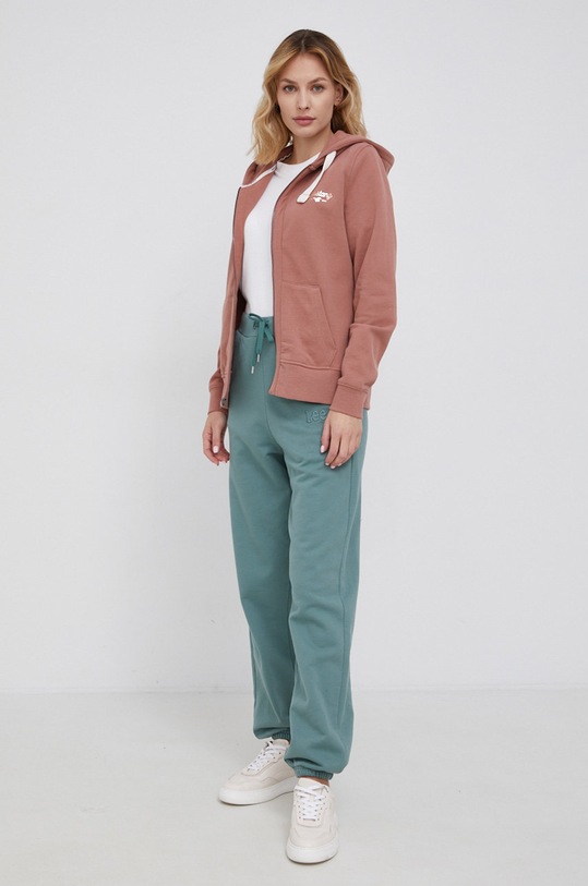 Lee Spodnie bawełniane bawełna zielony L32MTXTY