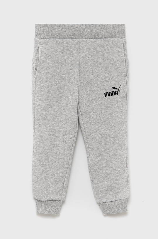 Puma Spodnie dziecięce 587038 dzianina szary 587038