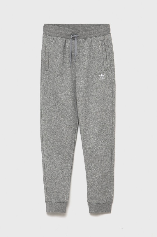 Dětské kalhoty adidas Originals H32407 pletenina šedá H32407