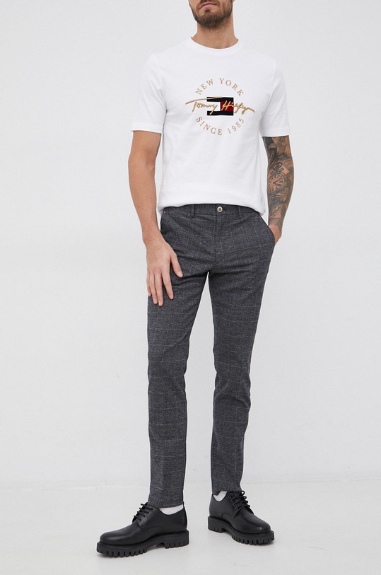 Tommy Hilfiger Spodnie z elastanem szary MW0MW21028.4890