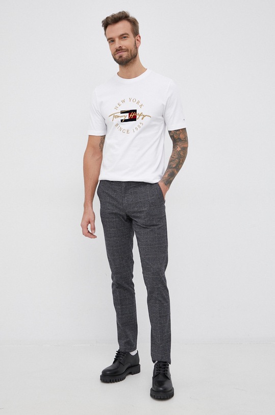 Tommy Hilfiger Spodnie MW0MW21028.4890 szary AW21