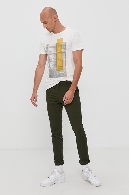 Produkt by Jack & Jones Spodnie 12193651 zielony AW21