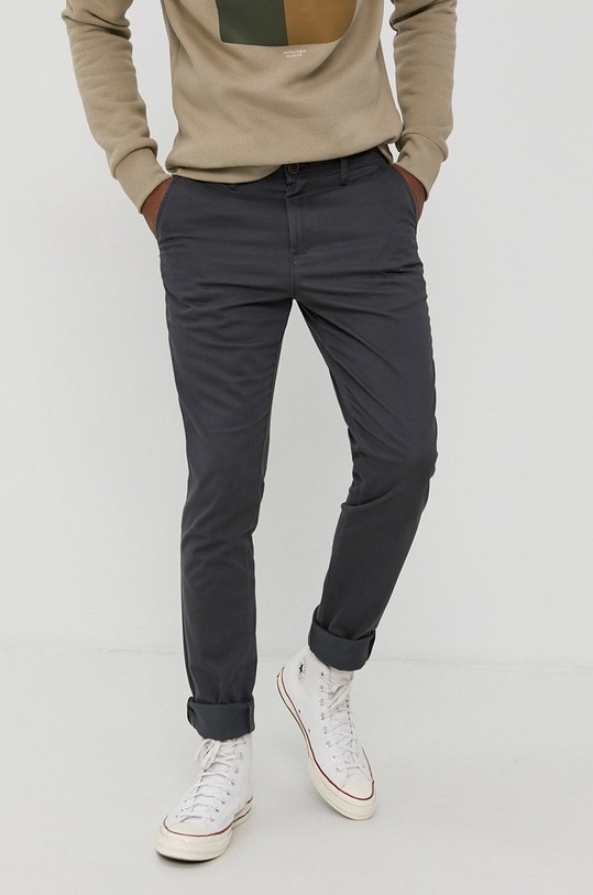 Produkt by Jack & Jones Spodnie z elastanem szary 12193651