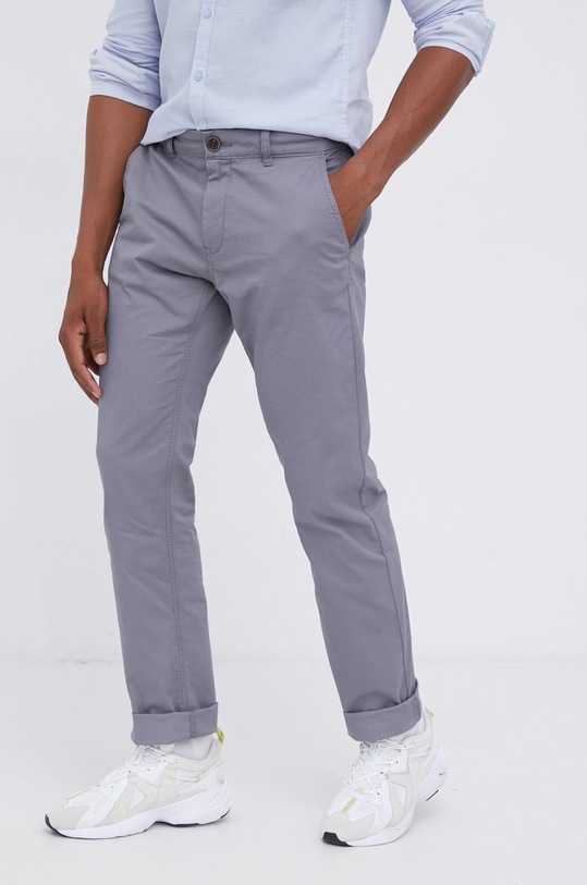 Tom Tailor Spodnie z elastanem szary 1027255.15180