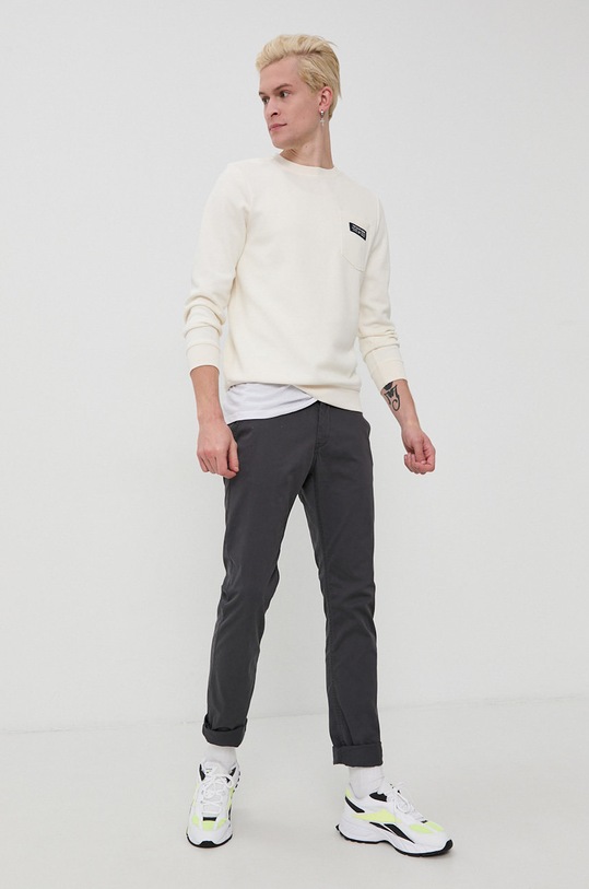 Tom Tailor Spodnie 1027829.10899 szary AW21