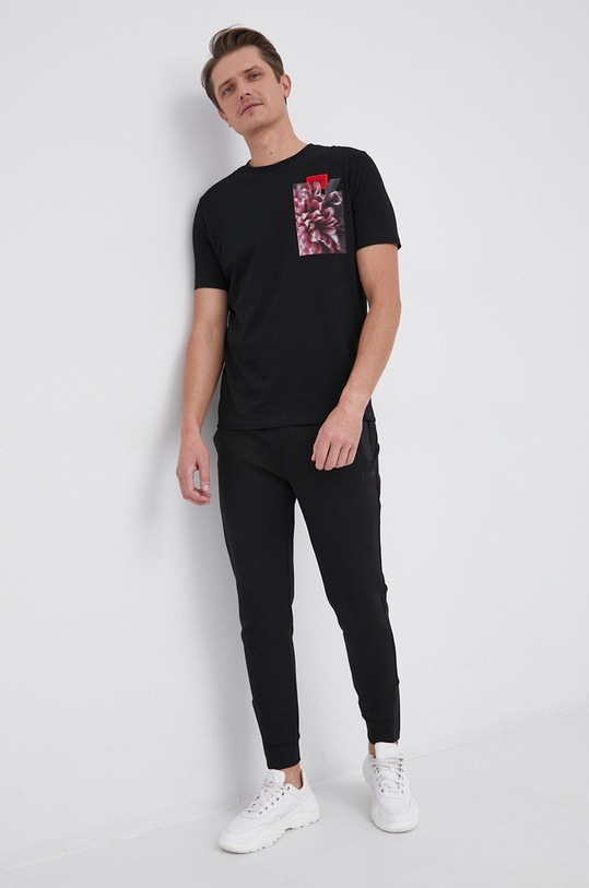 HUGO Spodnie 50457279 50457279 czarny AW21