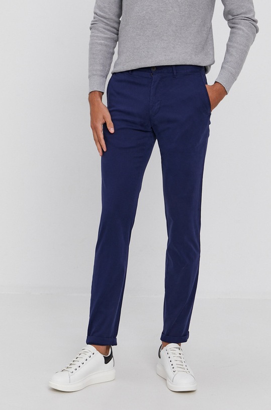 Tommy Hilfiger nadrág elasztánnal sötétkék MW0MW13845.4890