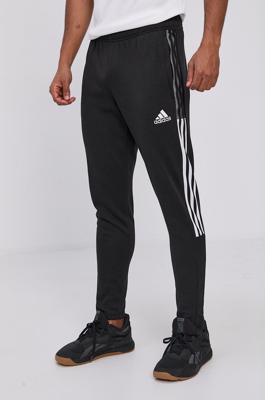 adidas Performance Spodnie GM7336 dzianina czarny GM7336