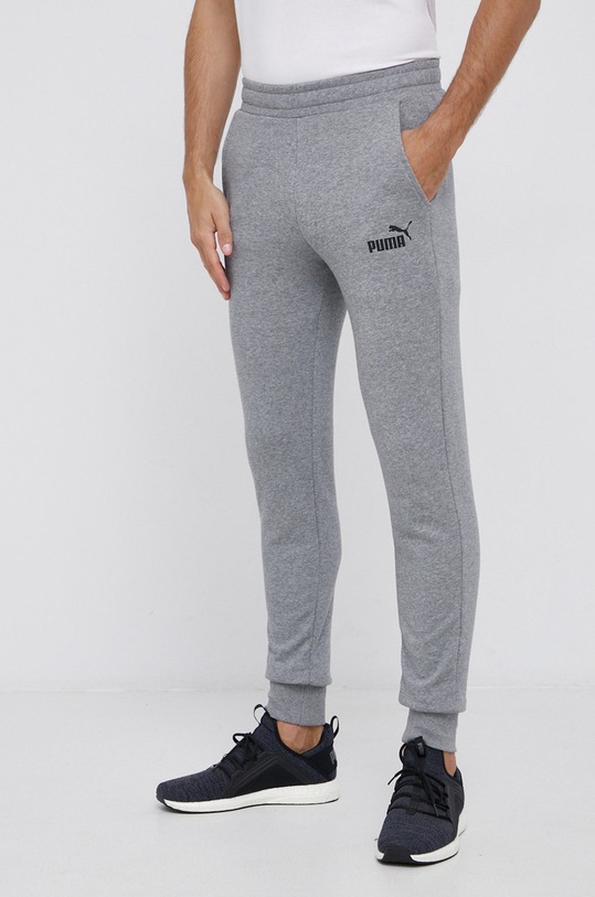Puma Spodnie 586749 dzianina szary 586749