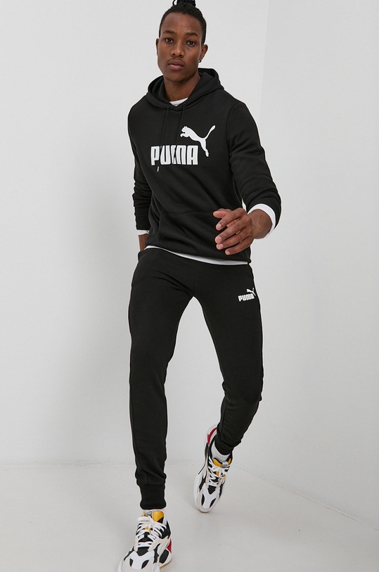 Puma Spodnie 586749 586749 czarny AW21