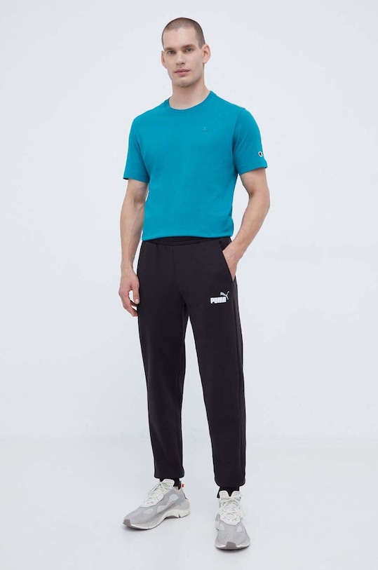 Puma spodnie dresowe 586767 czarny AW24