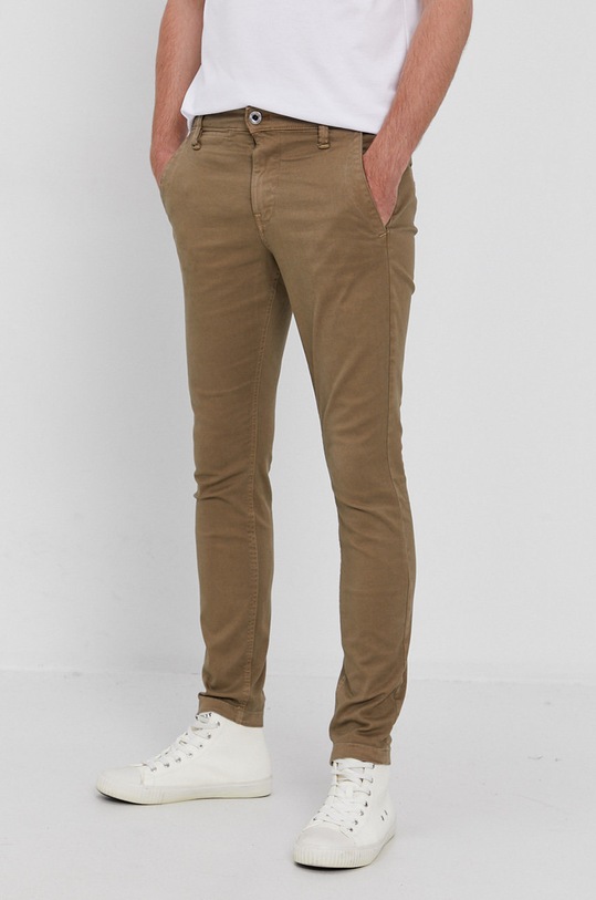 G-Star Spodnie D16985.C106 z elastanem brązowy D16985.C106