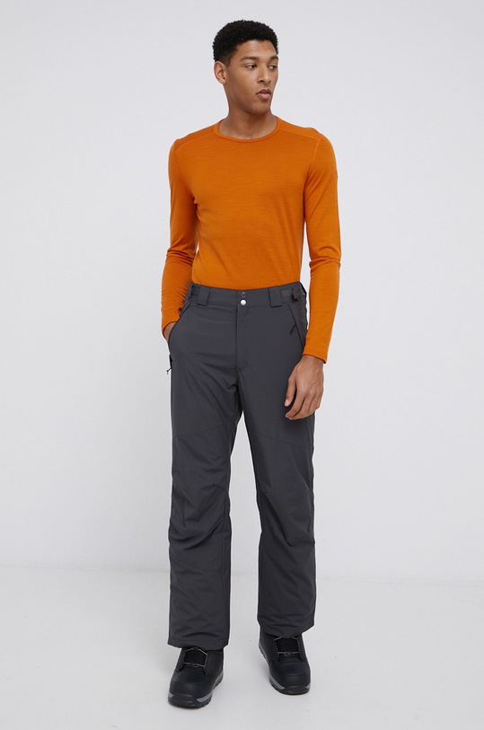 Snowboardové nohavice Columbia látka sivá 1954421