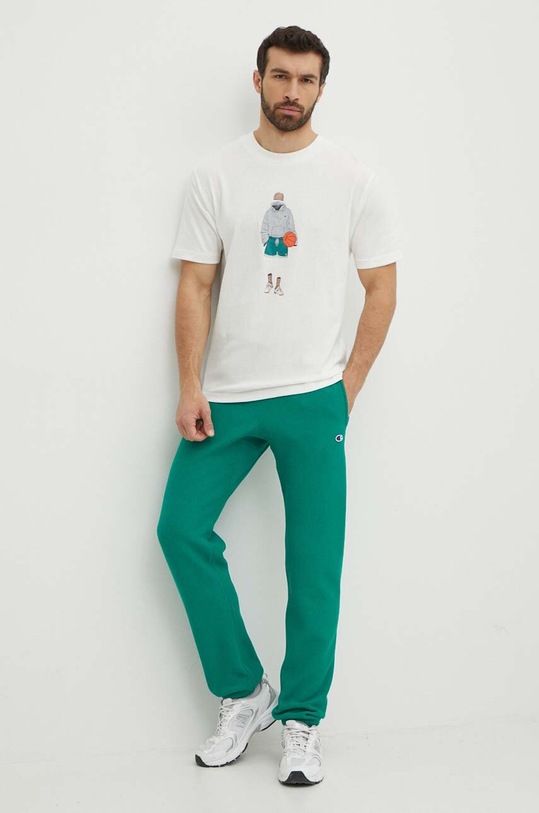 Champion pantaloni 216540 216540 verde SS24