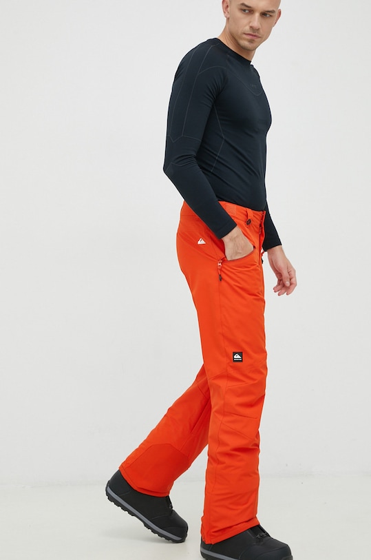 Quiksilver pantaloni Boundry tessuto arancione EQYTP03144