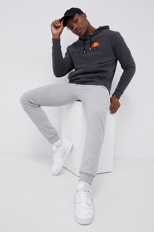 Ellesse pantaloni de trening tricotaj gri SHK12643
