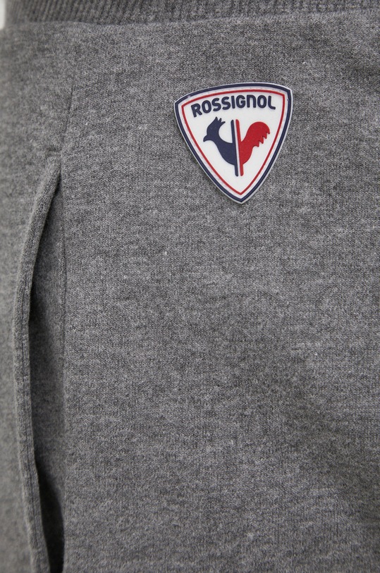 Odzież Rossignol spodnie dresowe bawełniane RLKMP12 szary