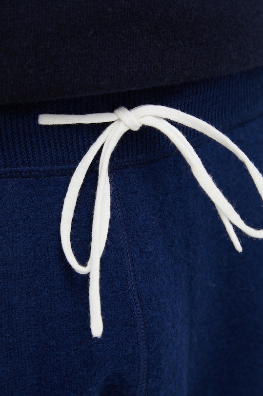 MC2 Saint Barth Spodnie wełniane granatowy JOH0001