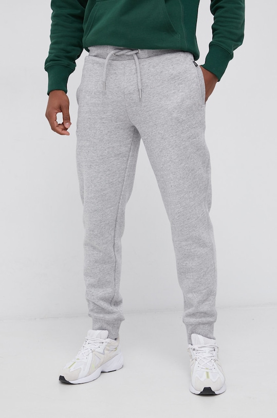 Kalhoty Superdry pletenina šedá M7010797A.ZUC