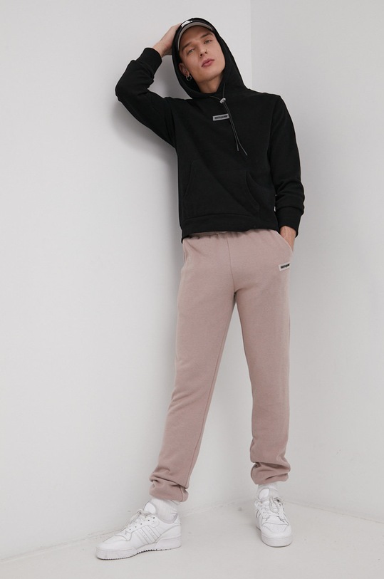 Sixth June spodnie dresowe 22469 beżowy AW22