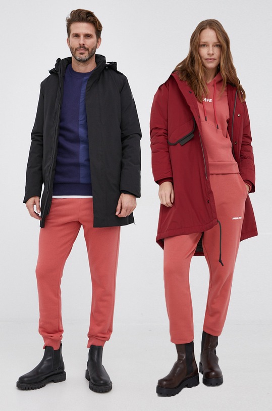 Kalhoty Save The Duck pletenina růžová DF0170U.FLEE13