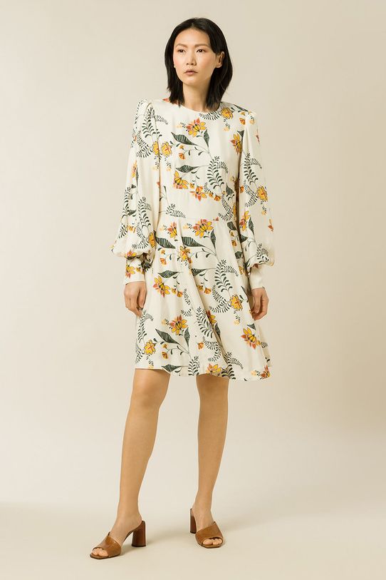 Платье Ivy Oak Diana узор бежевый IO1121F7380