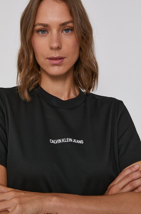 Calvin Klein Jeans Sukienka J20J217122.4890 czarny J20J217122.4890