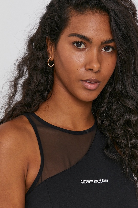 Calvin Klein Jeans Sukienka J20J216267.4890 czarny J20J216267.4890