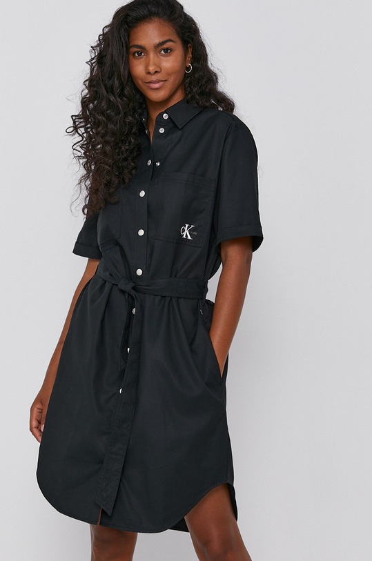 Calvin Klein Jeans Sukienka J20J216481.4890 casual czarny J20J216481.4890