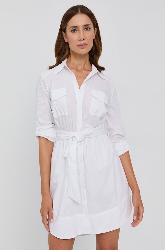 Guess Rochie mini alb W1YK56.R1LU5