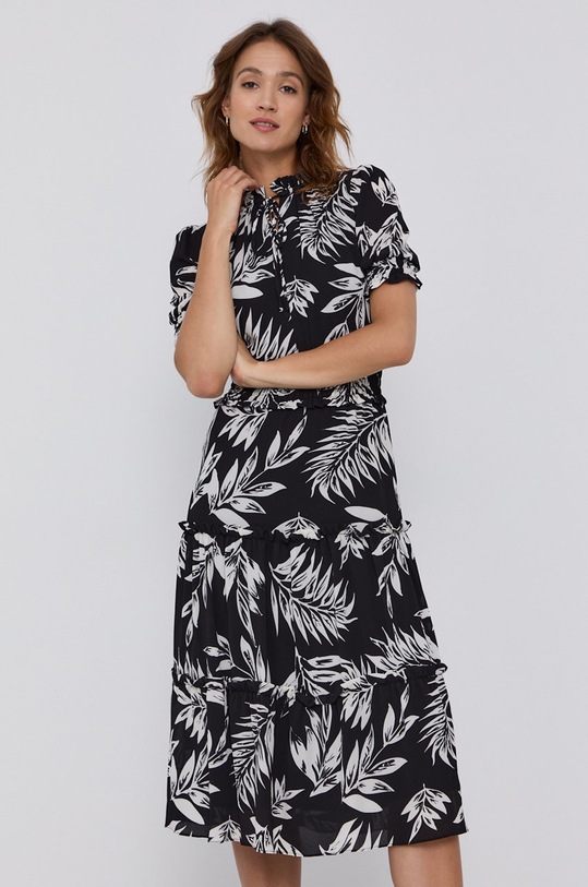 Lauren Ralph Lauren Sukienka 250840481001 wzorzyste czarny 250840481001