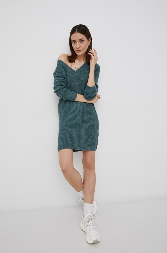 JDY Sukienka 15238270 zielony AW21