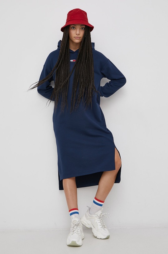 Tommy Jeans - Sukienka DW0DW12012.4890 casual granatowy DW0DW12012.4890